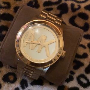 Gold MK Watch